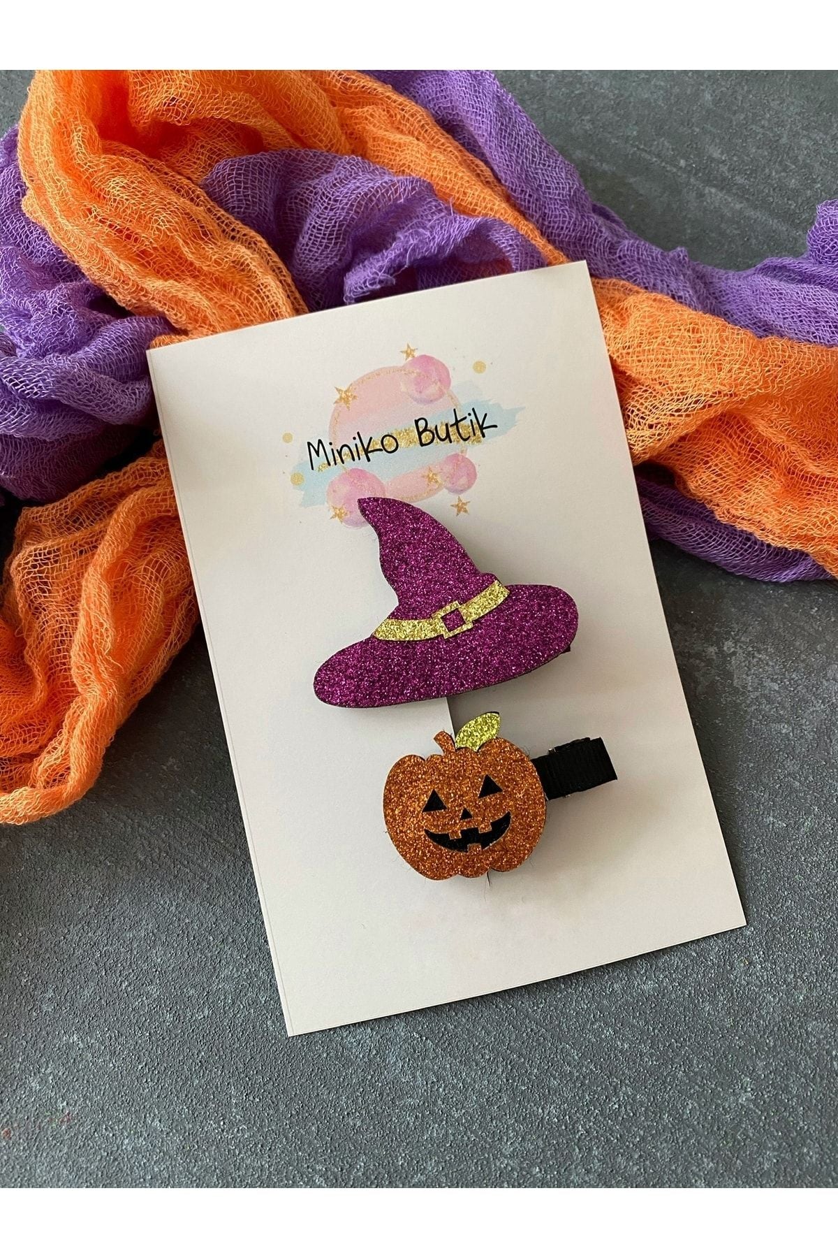 Cadılar Bayramı Halloween Saç Tokası 2 'li