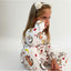 Miniko Butik Kedi Desenli %100 Pamuk Pazen Çocuk Pijama Takımı