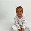Miniko Butik Bulut Desenli %100 Pamuk Pazen Çocuk Pijama Takımı