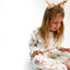 Miniko Butik Bambi Desenli %100 Pamuk Pazen Çocuk Pijama Takımı