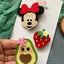 3 Lü Minnie Mouse Çilek Avokado Toka